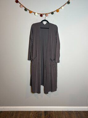 🔆 LuLaRoe grey modal long duster cardigan